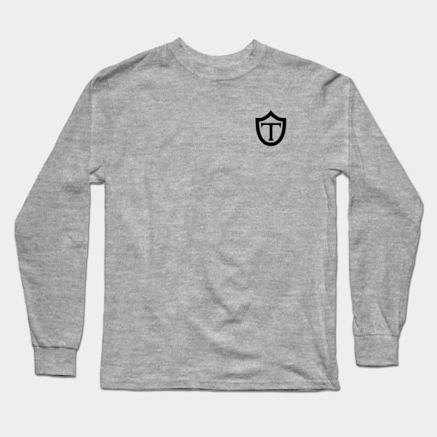 Peter Thorndyke - Small Badge (Black) Long Sleeve T-Shirt by jepegdesign